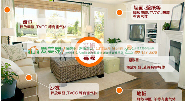 成都爱美家是这样治理甲醛的 成都爱美家是这样治理甲醛的